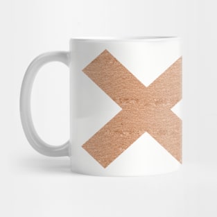 Rose gold cross Mug